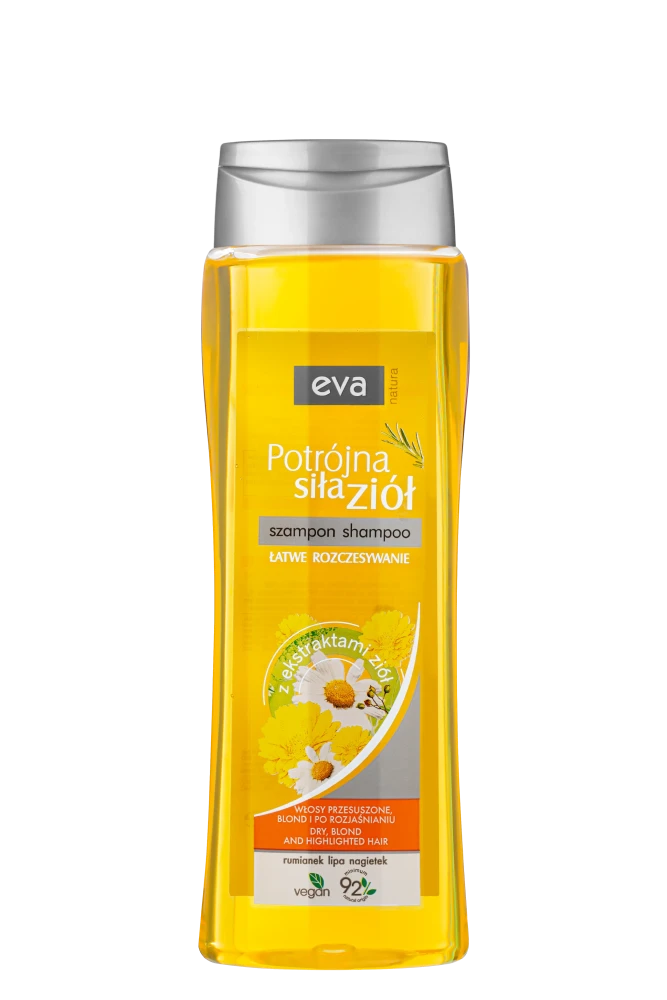 EVA NATURA TRIPLE STRENGTH OF HERBS Shampoo - chamomile, linden, calendula